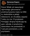 Ja bym ją chętnie z wypełniania tych 10 przykazań szczegółowo odpytała.