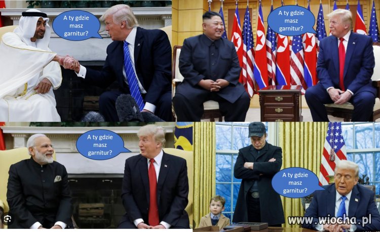 A ty gdzie masz garnitur?