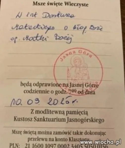 Wesprzyj patriotę- męczennika.