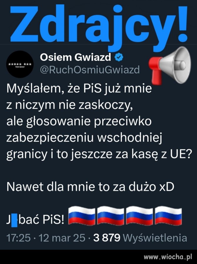 PiS to pachołki rosji !!!