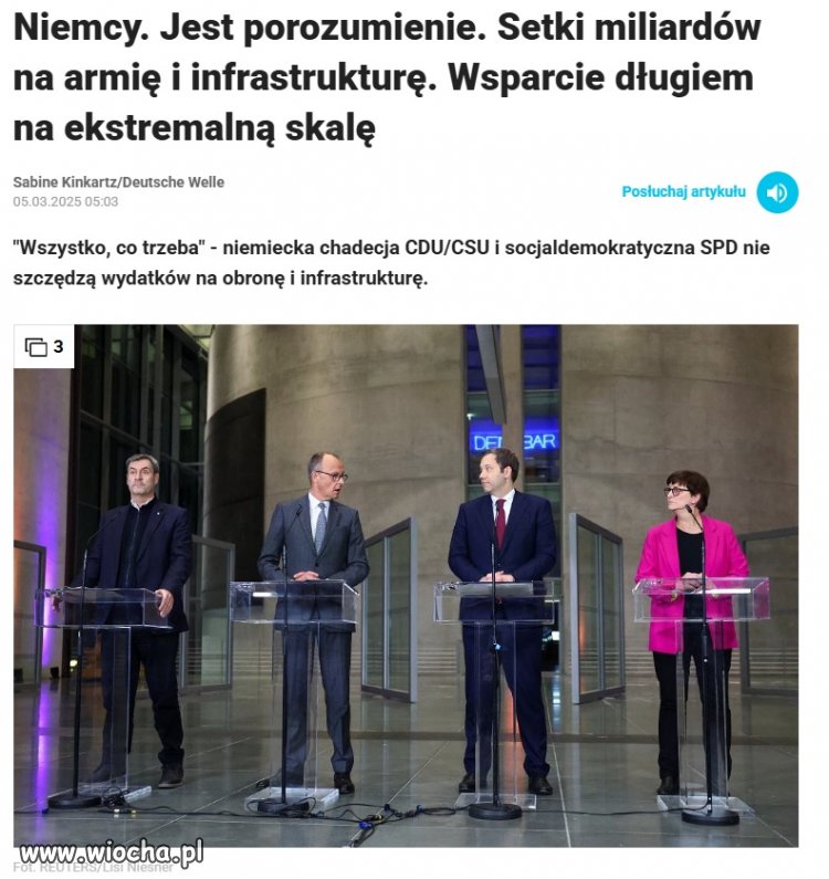 Deja vu? Ruskie atakują, Niemce się zbroją...