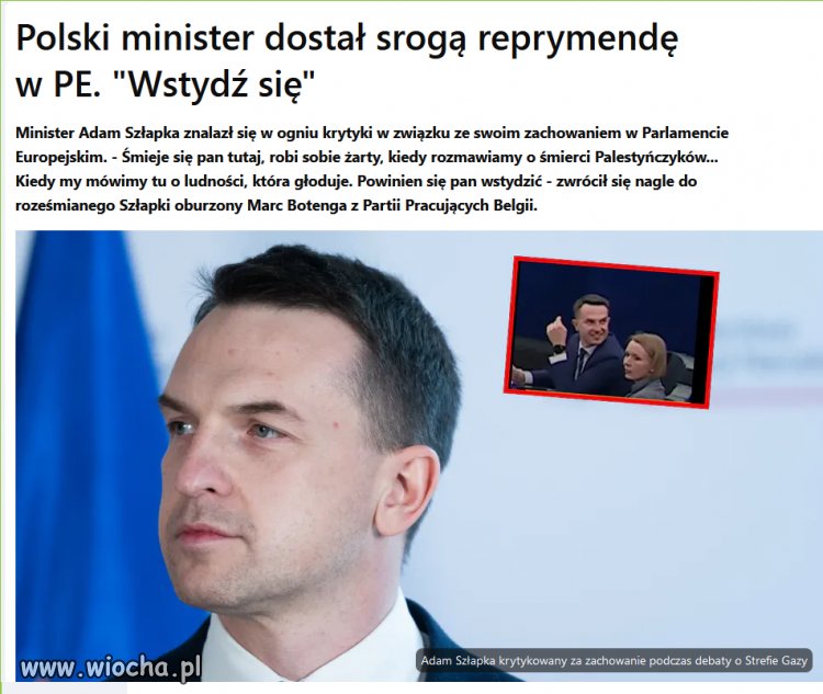 Wszędzie wstydu narobią...