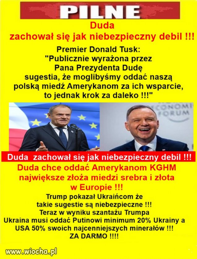 Na szczęście, ten pajac nic nie może w tej kwestii...