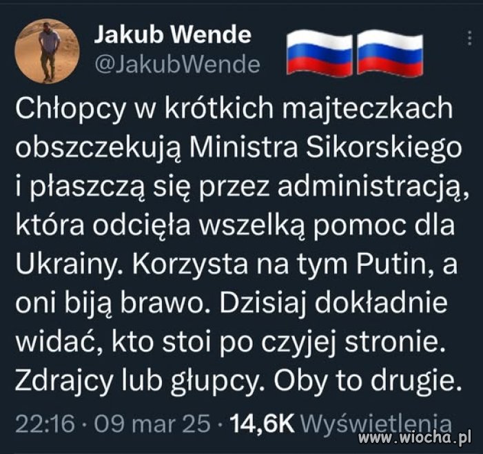 Obawiam się, że i jedno i drugie 