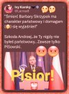Debil pisowski przemówił