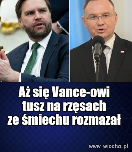 Anżej pewnie zaczął od “Szczęść Boże”