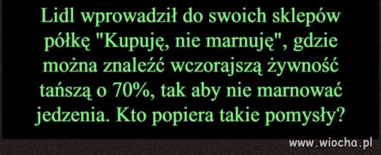 Bardzo dobra inicjatywa