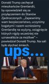 Dyktator Trump otwartym tekstem wypowiada swoje plany. 