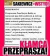 Spaślak znowu musiał przeprosić