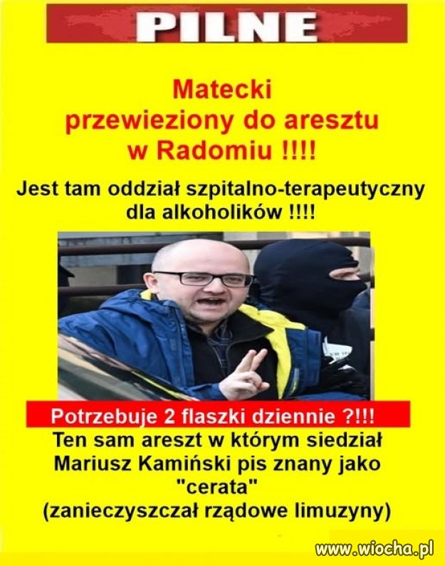 Gosek mówił, że on jest chory. Teraz wiadomo na co