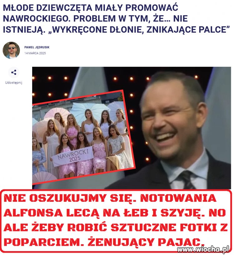 Takiego beznadziejnego kandydata jeszcze nie było