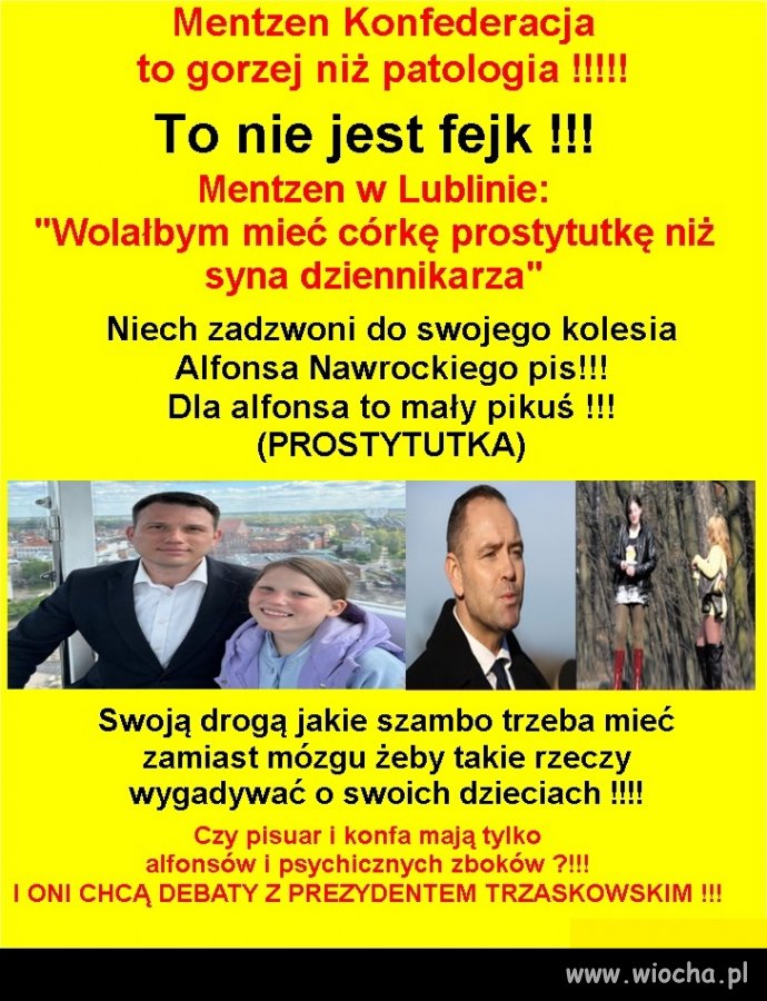 Sławku, masz dwie córki, więc jeszcze masz szansę