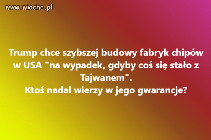 Jego gwarancje są warte tyle co słowa Pinokia