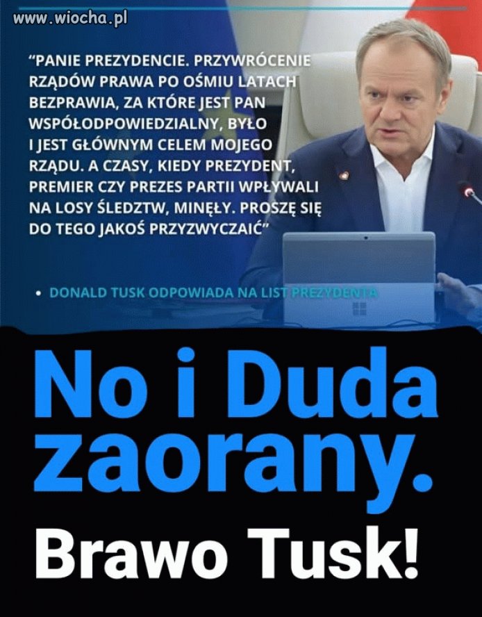 Anżej zaorany przez Donalda