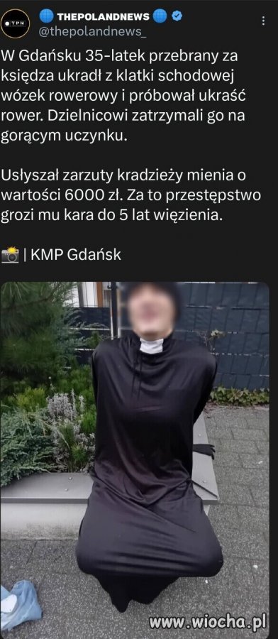 Kradnę ten rower imię Ojca 