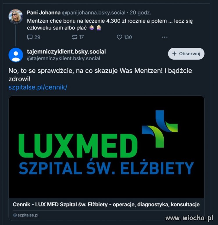 Muszę być bezstronna i przyznaję, że to wyliczenie