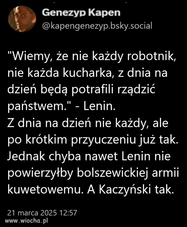 Lenin vs Kaczyński?