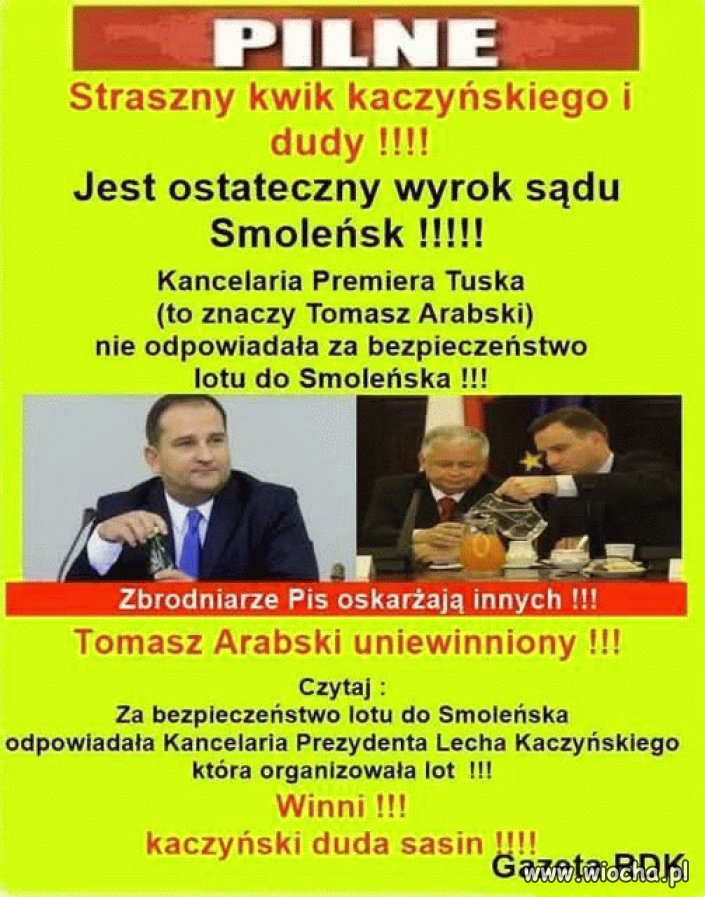 Tyle w temacie pisowscy idioci