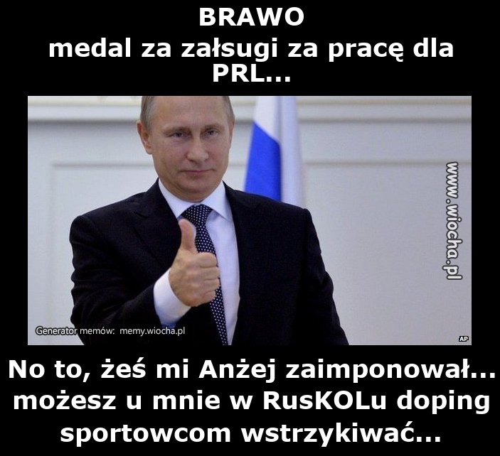 BRAWO
medal za załsugi za pracę dla 
PRL...