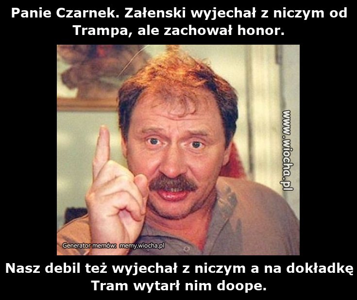 Panie Czarnek. Załenski wyjechał z niczym 