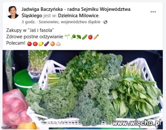Włoski szpinak, hiszpańskie pomidorki...