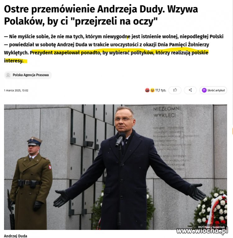 Nie wiem, czy polskim interesem jest 