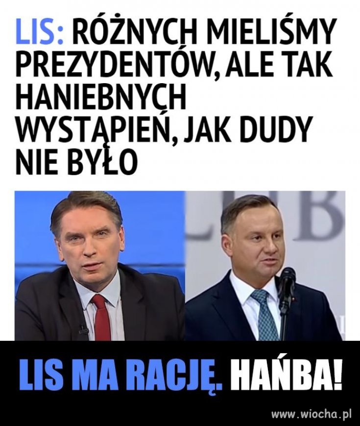 Bo to nie prezydent tylko marny rezydent !