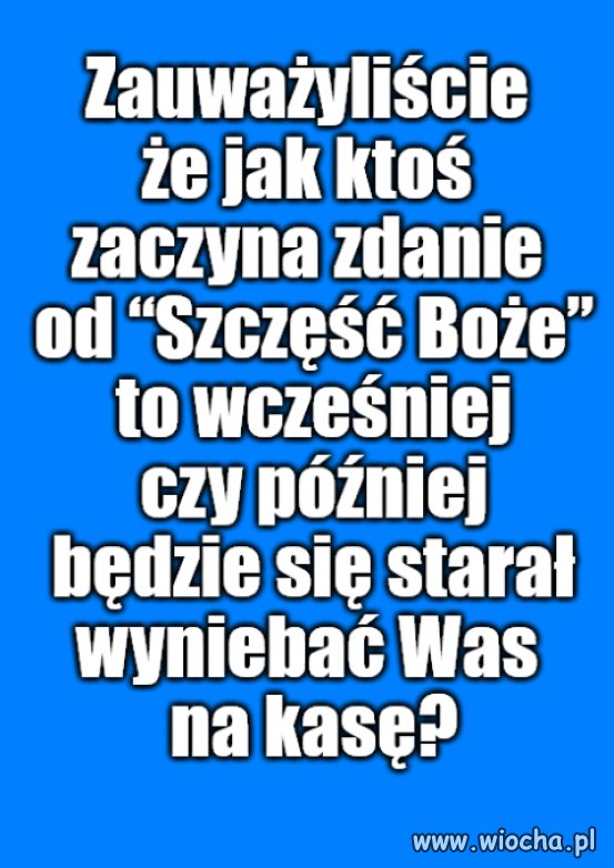 Kaprawym okiem ateisty patrząc ...