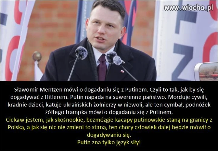 Tylko konfedeRusja może dogadać się z Putinem.