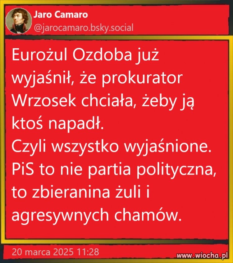 Tak samo, jak gwałcone kobiety chcą gwałtu.