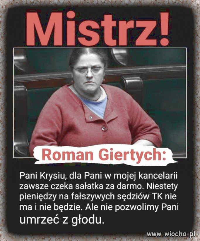 Roman jak zawsze celnie