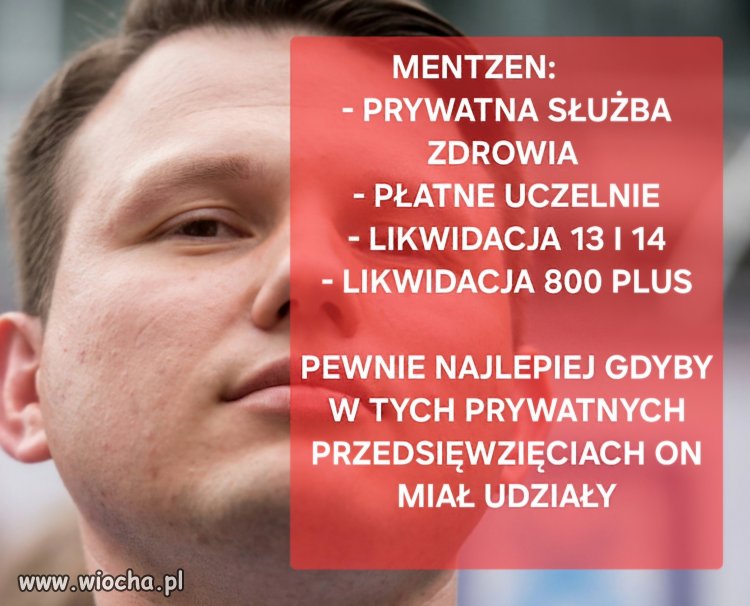 Słyszałem, że młodzi chcą głosować  na Mentzena