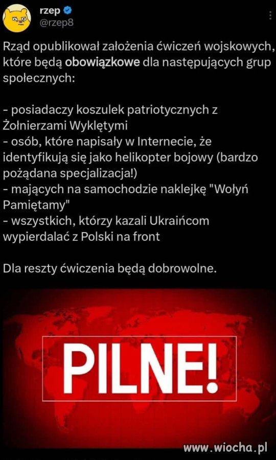 Mi to się ten plan podoba 