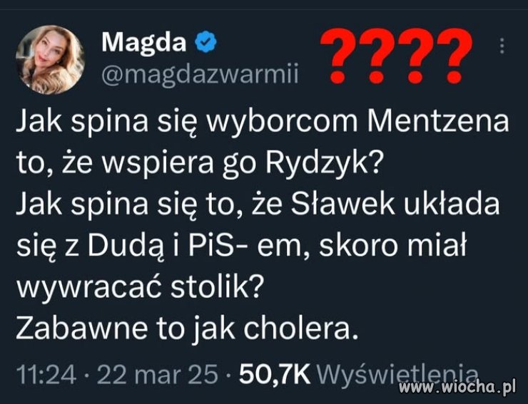 Im się nic nie spina, bo tu trzeba pomyśleć, a to już wysiłek !