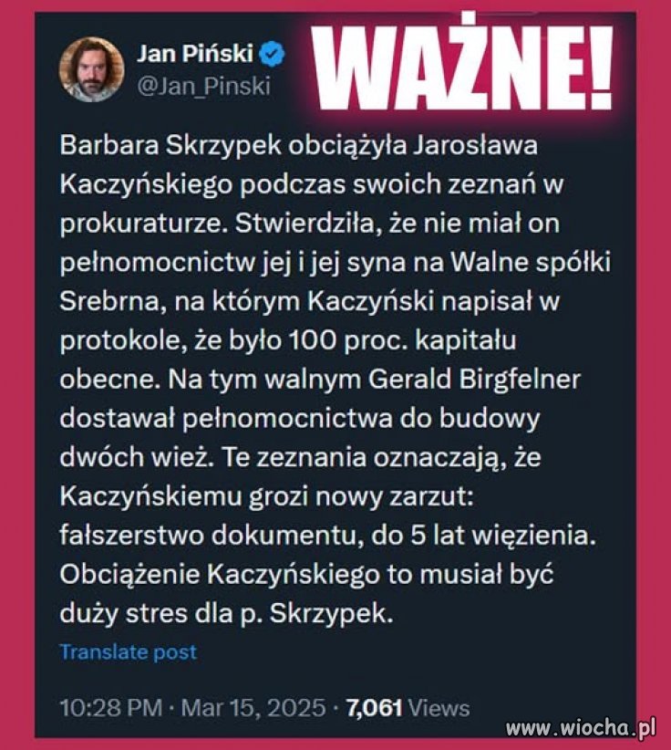 Chyba za dużo powiedziała ...