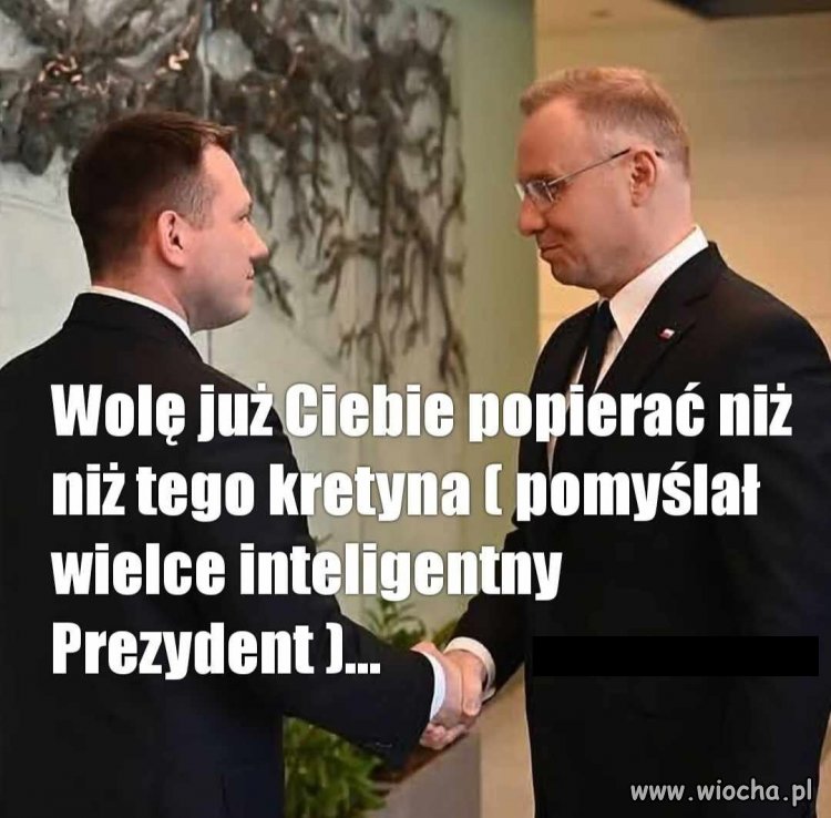 Duduś chce załatwić ułaskawienie i już nie wierzy w wygraną alfonsa