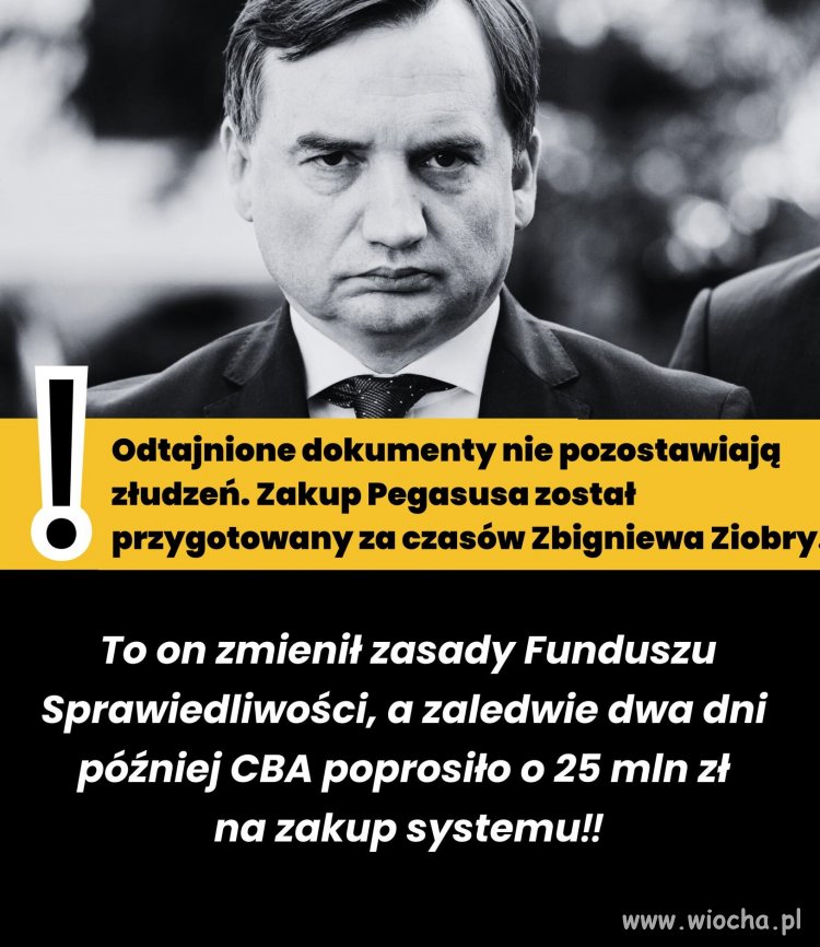 Zbigniew Ziobro nie będzie bezkarny !