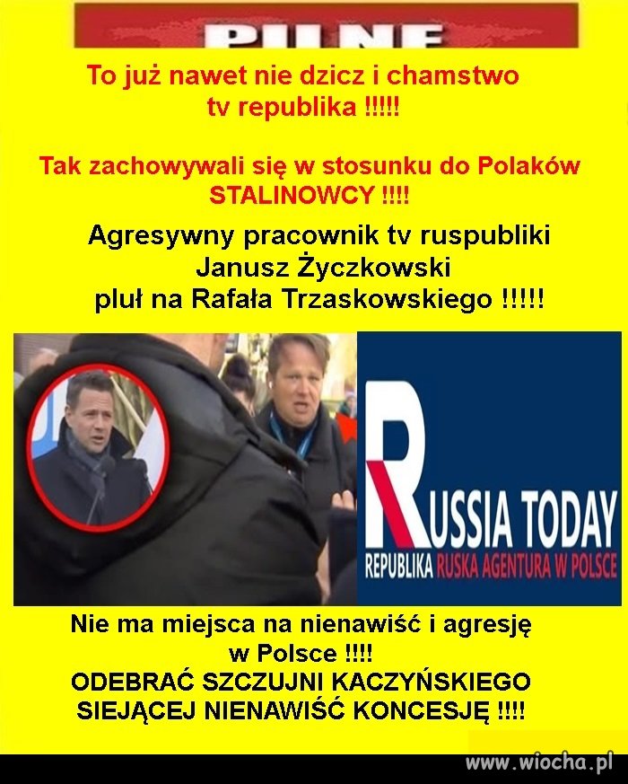 Odebrać koncesję? Zamknąć to ruskie goowno razem z tymi, którzy je robią!