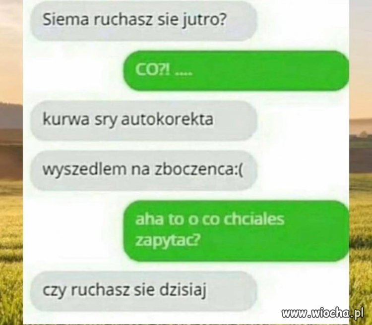 Autokorekta zmieniła cały sens zdania 