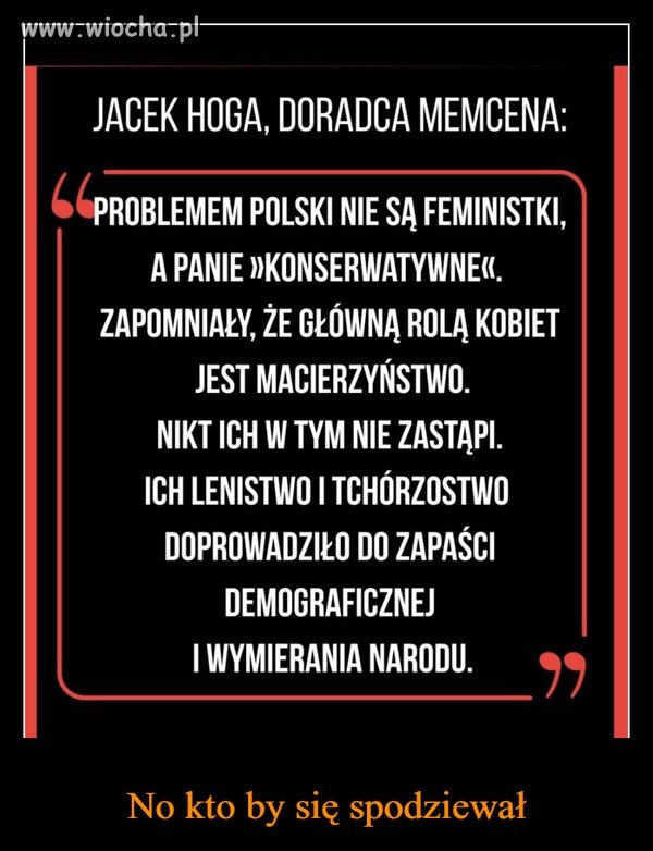 Ale żeby tak po konserwatystkach jechać?