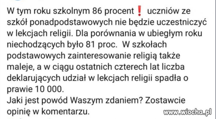 Nic, tylko się cieszyć