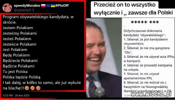 Jak ktoś aż tak nachalnie coś wciska, 