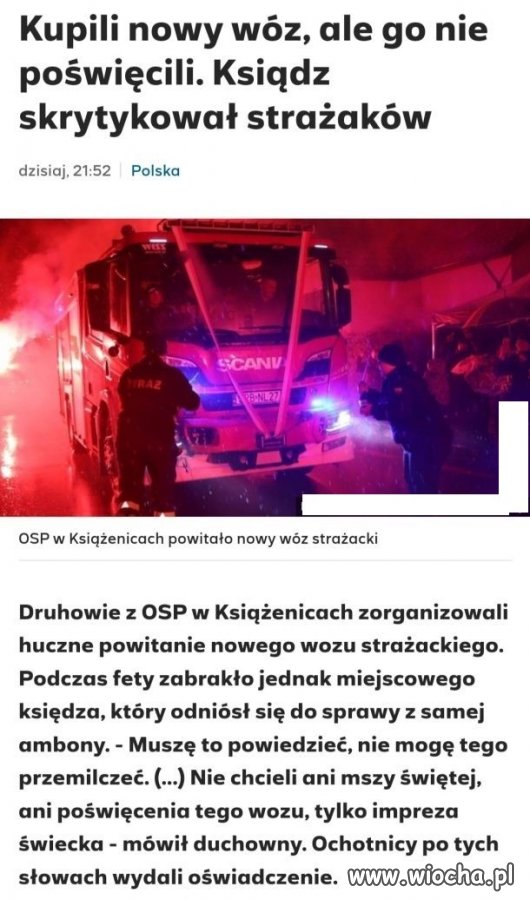 Skandal w Książenicach