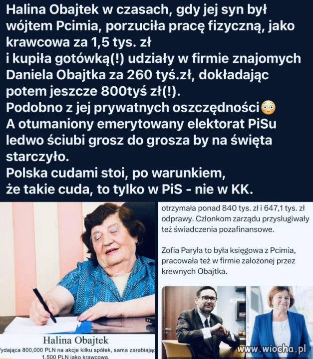 Kariera rodu Obajtków.