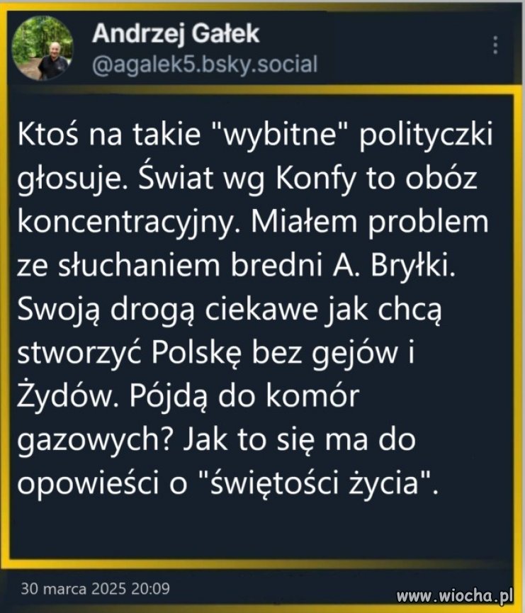 Ja się zastanawiam jak będą tych Żydów weryfikować?