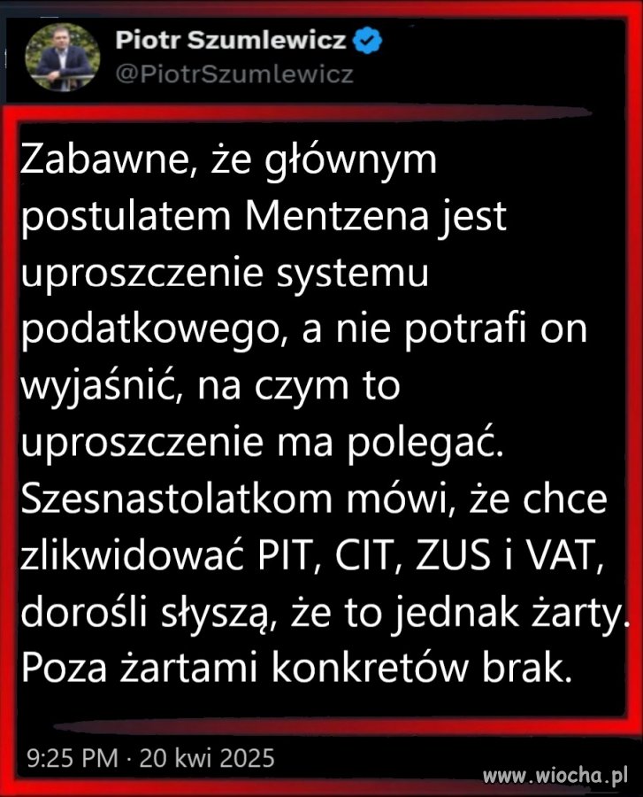 Tzw. "uproszczenie" to gigantyczna obniżka 