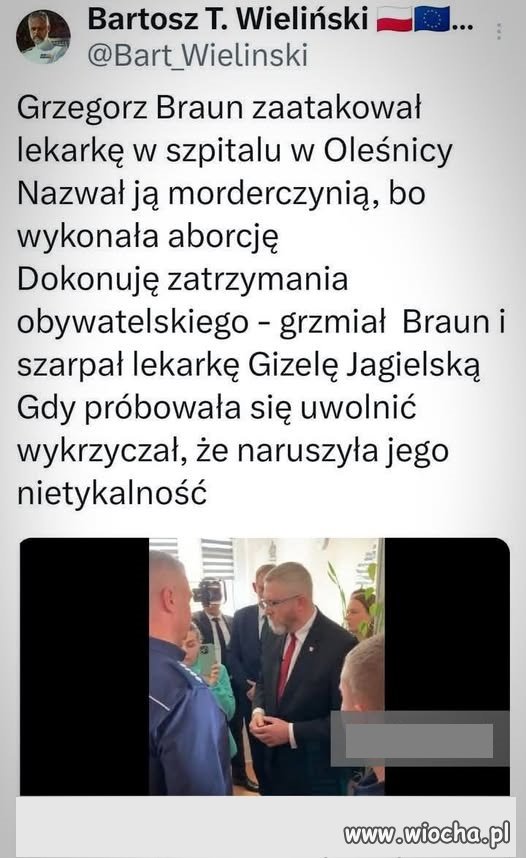 Mam wrażenie, że on się kiedyś doczeka! Nie popieram ale rozumiem 