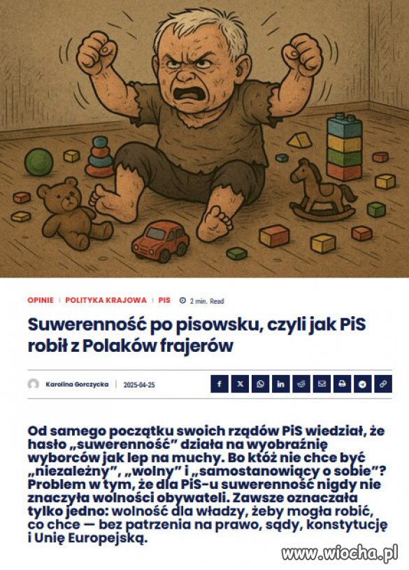 Suwerenność? Czyli "odczepcie się, bo kradniemy”