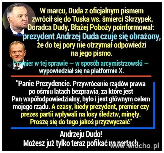 I myślicie, że coś do debila dotarło?