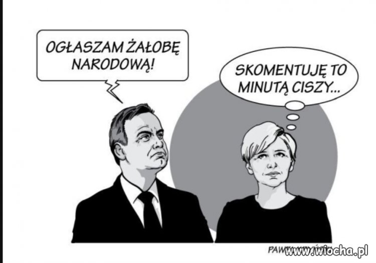 Żałoba bo kaczor kazał? 